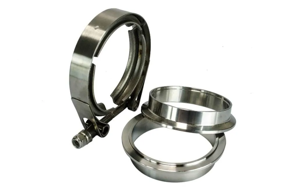 3 SUS 304 Steel Stainless Exhaust V Band Clamp Flange Kit V-Band Vband Male Female Design WLR5243