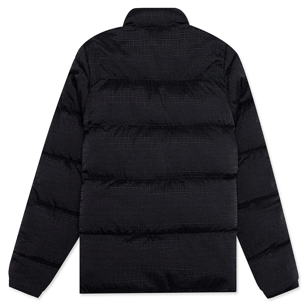 4G Zip Midweight Down Jacket - Black