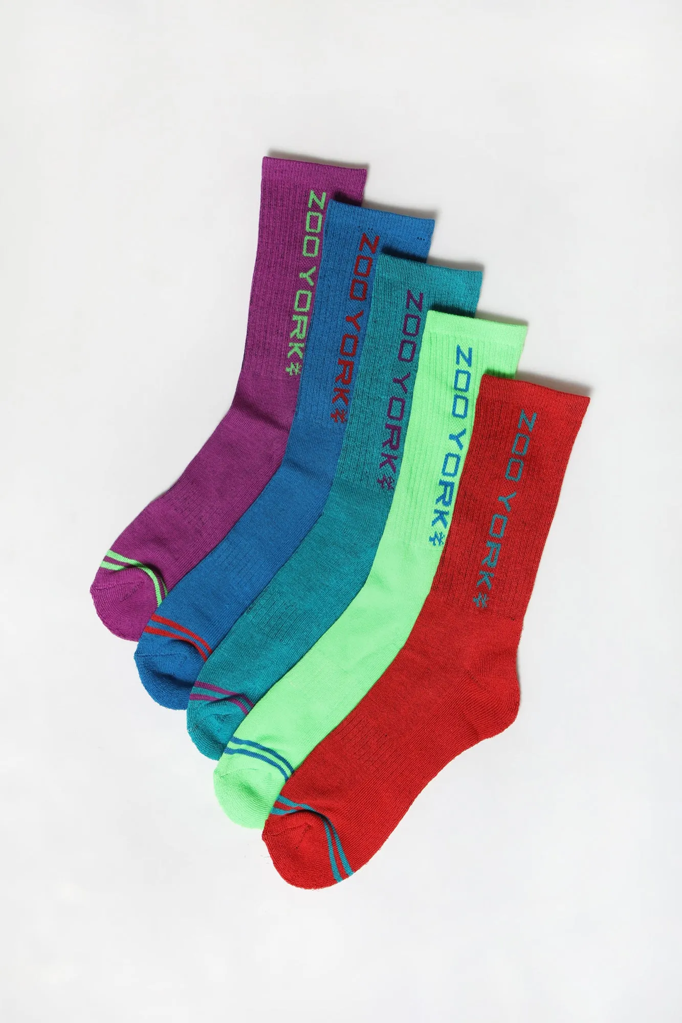 5 Paires de Chaussettes Athlétiques Zoo York Junior