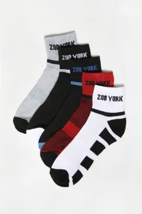 5 Paires de Socquettes Athlétiques Zoo York Homme