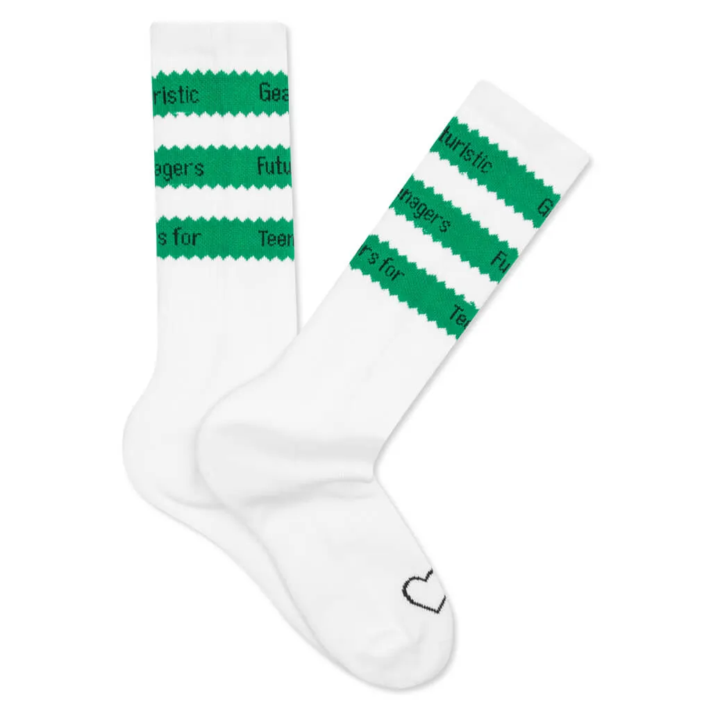 Adidas Originals x Socks - White/Green