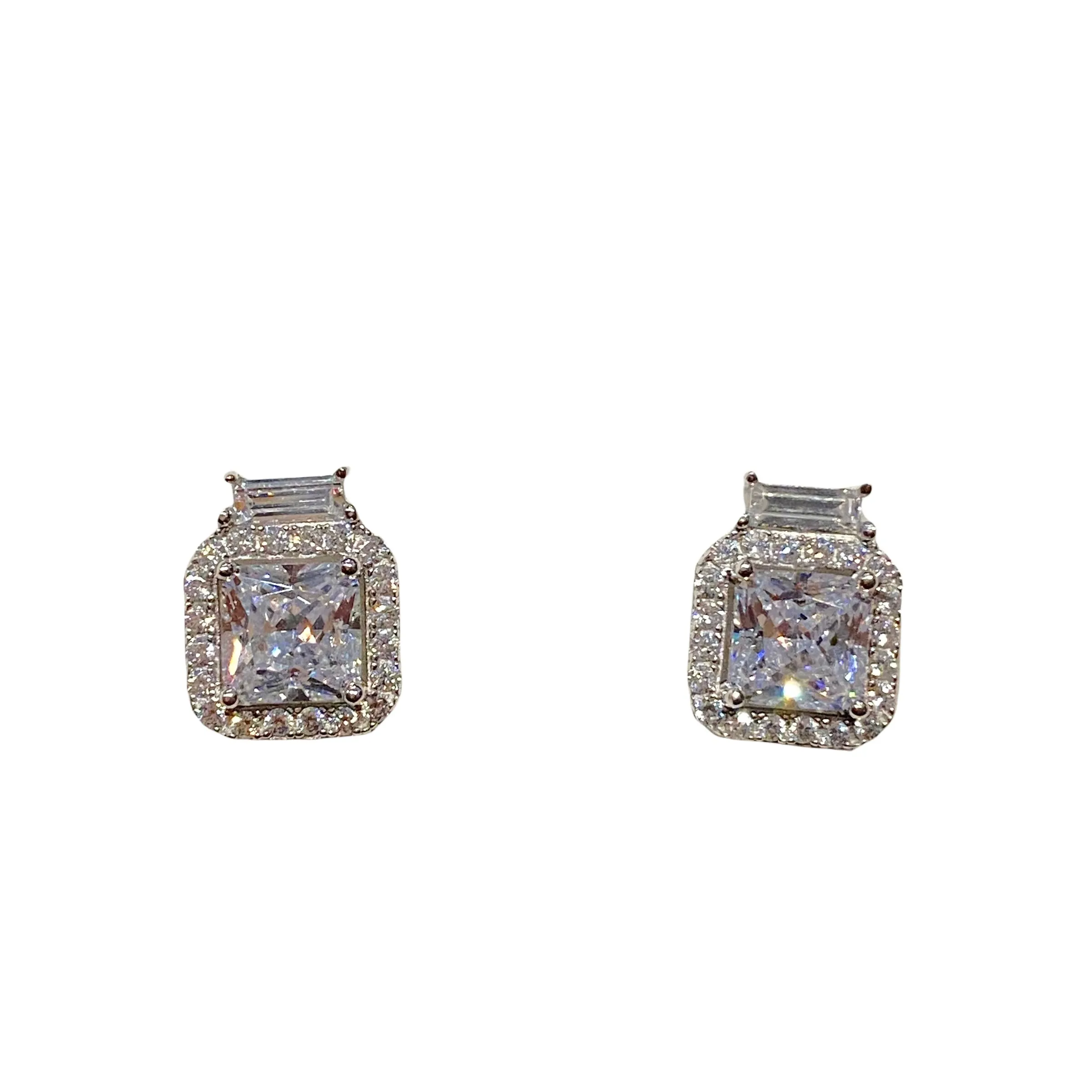 Adriene Birthstone Square Studs