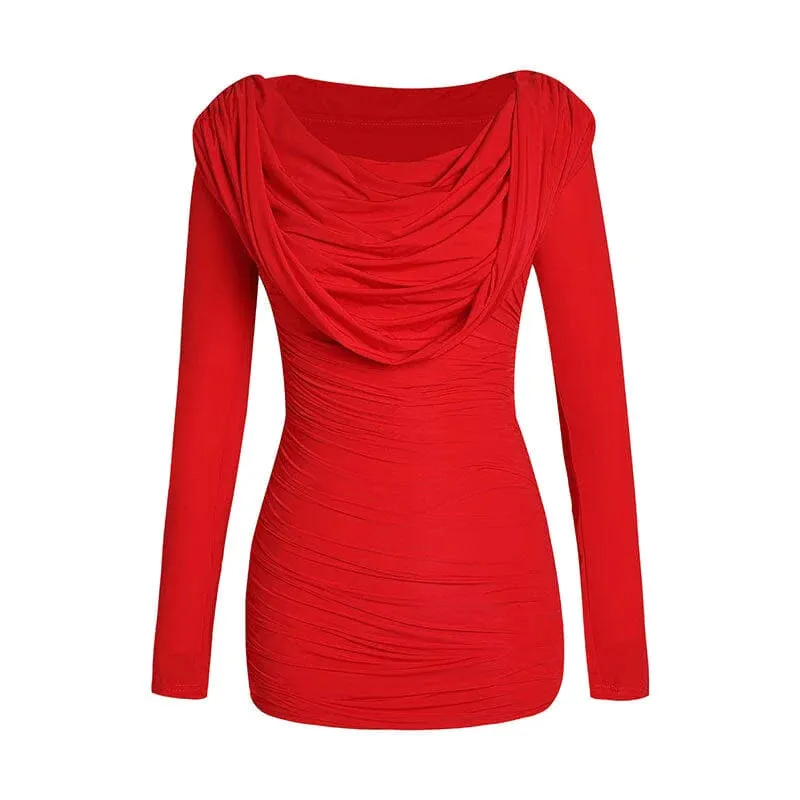 ALICIA Red Bodycon Dress