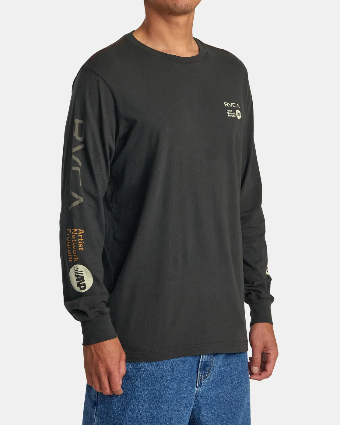 ANP Long Sleeve T-Shirt - Black/Brown