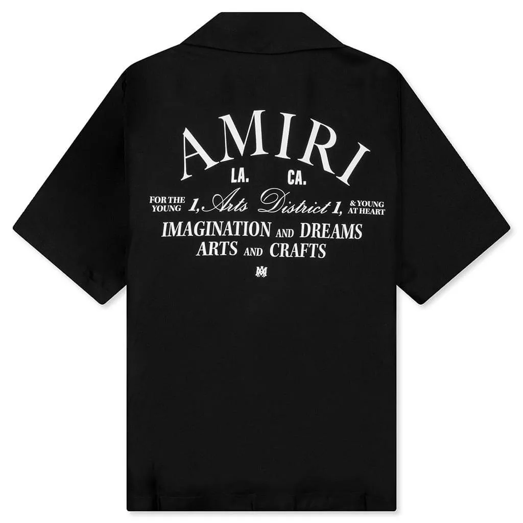 Arts District Silk Shirt - Black