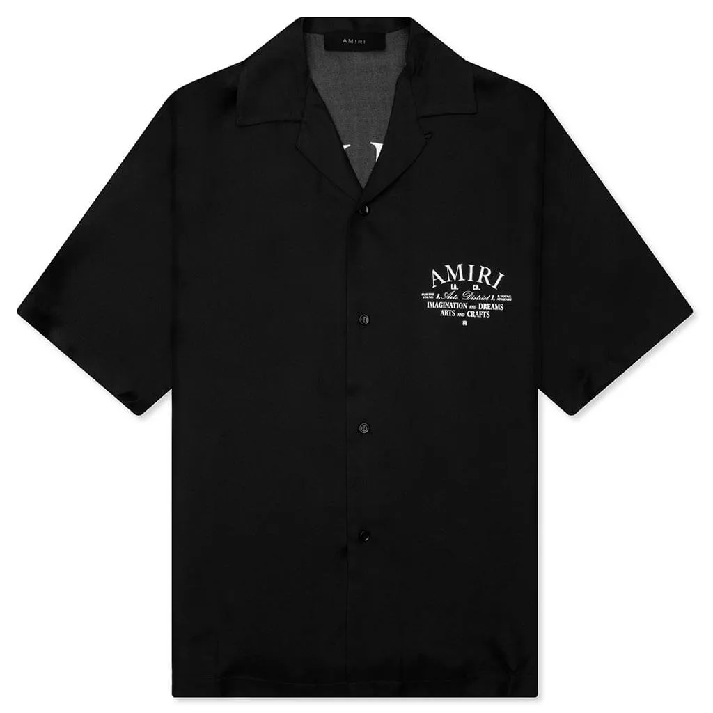 Arts District Silk Shirt - Black