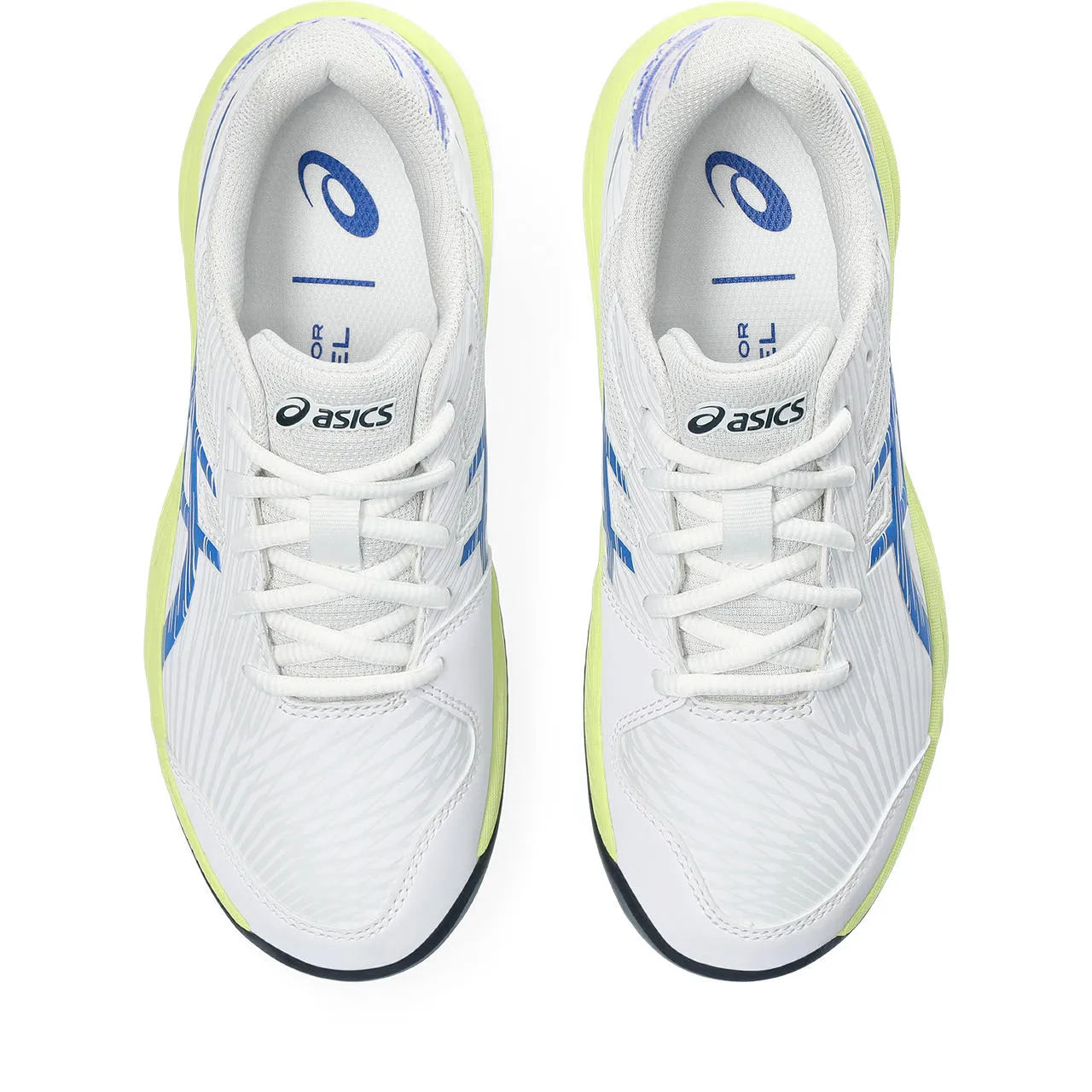 Asics Padelschoen Gel Game 9 GS Junior Wit Blauw