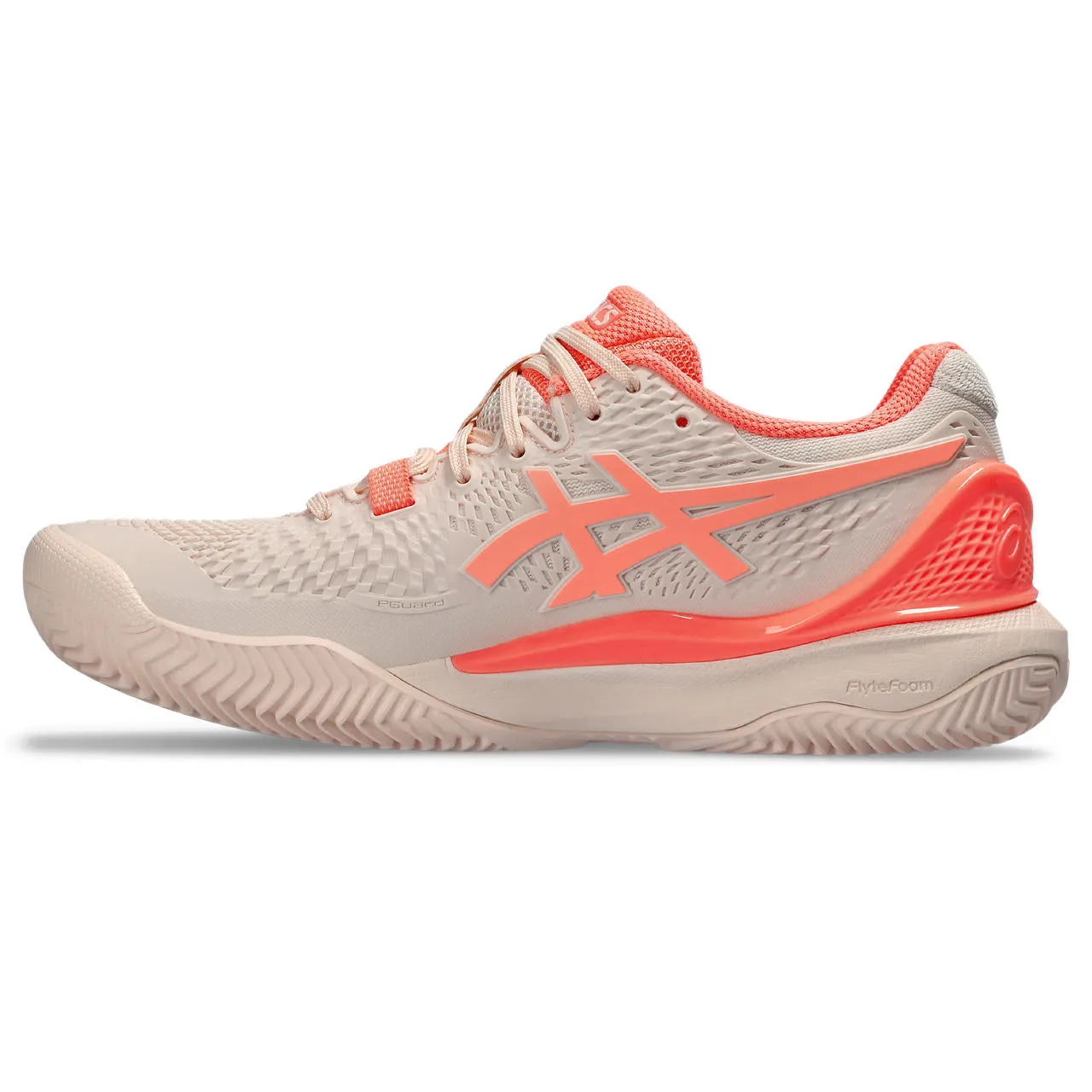 Asics Tennisschoen Gel Resolution 9 Clay Dames Oranje