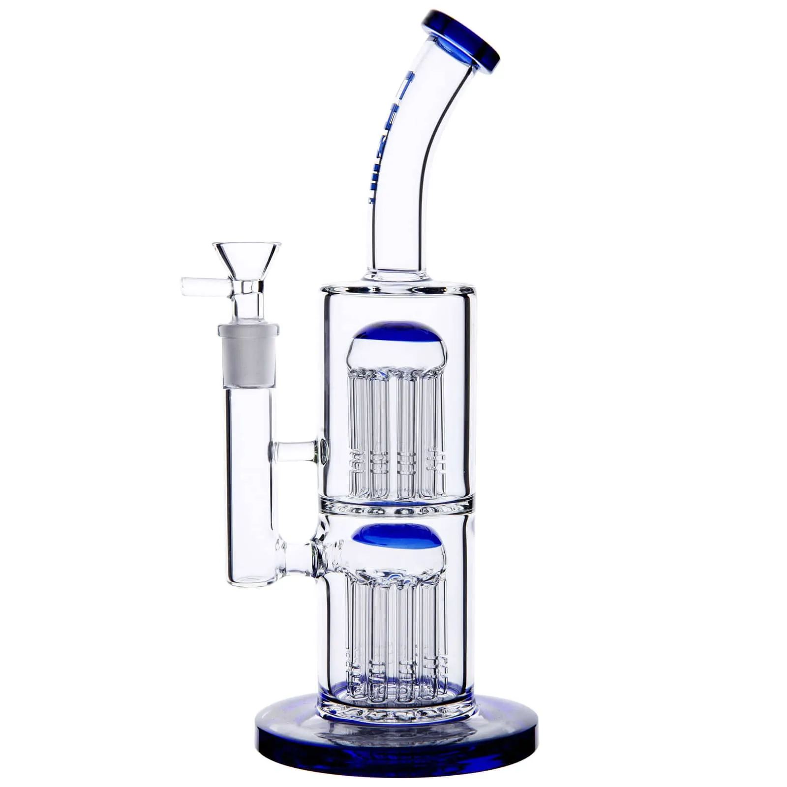 Bent Neck Double Tree Perc Bong