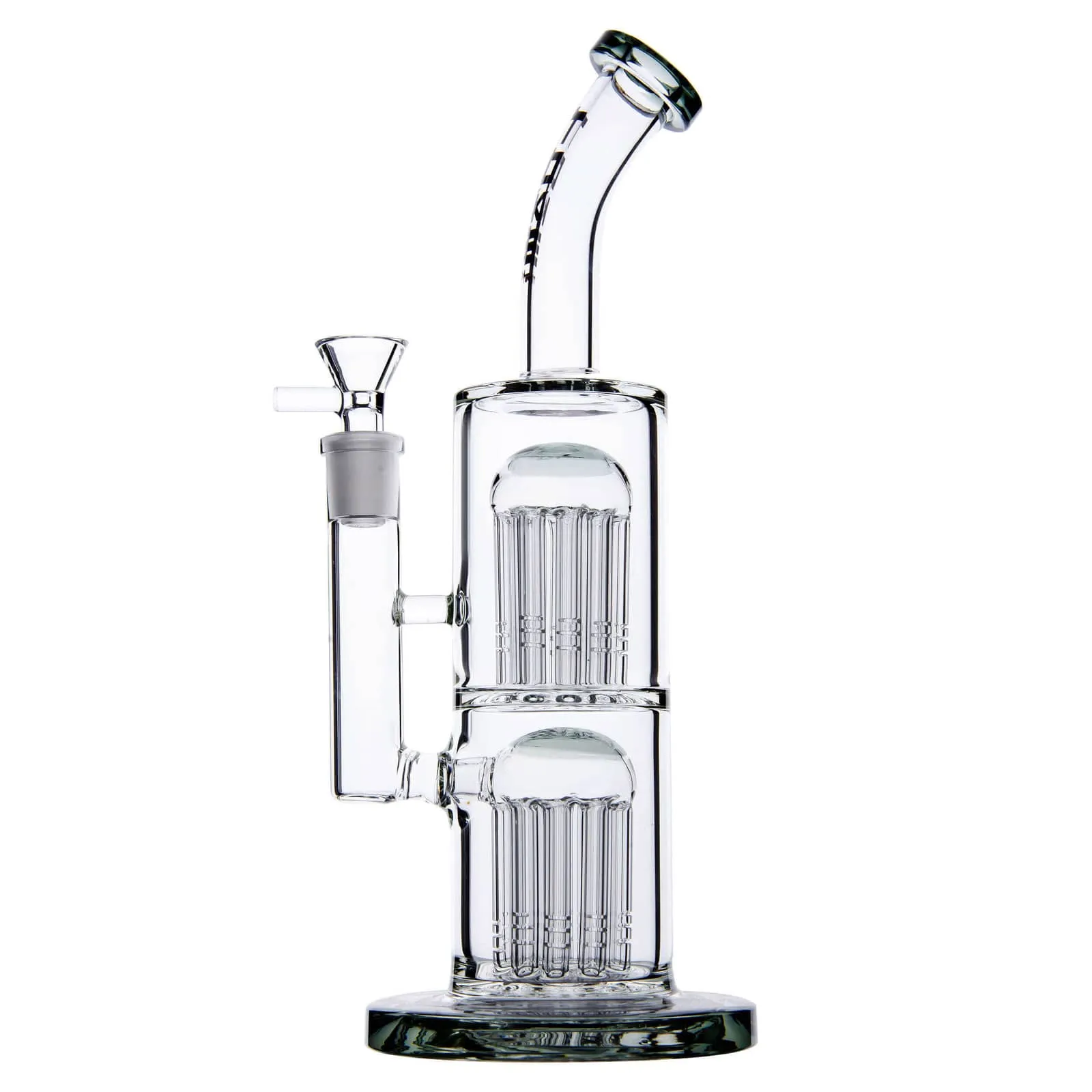 Bent Neck Double Tree Perc Bong