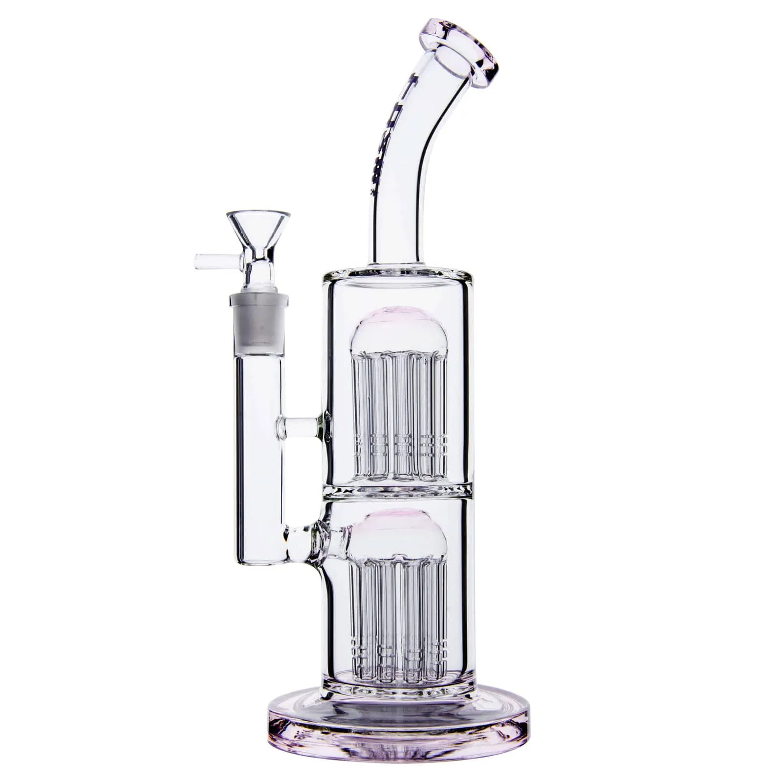 Bent Neck Double Tree Perc Bong