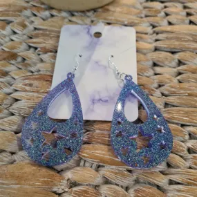 Bling Resin Handcrafted Earrings