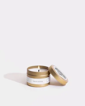 Brooklyn Candle Studio PALO SANTO Gold Travel Candle