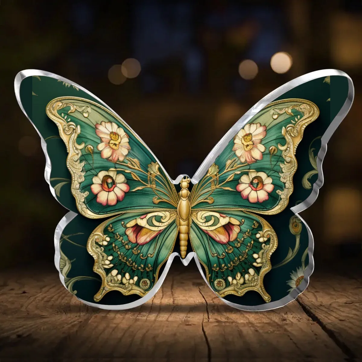 Butterfly Shaped Acrylic Desktop Ornament