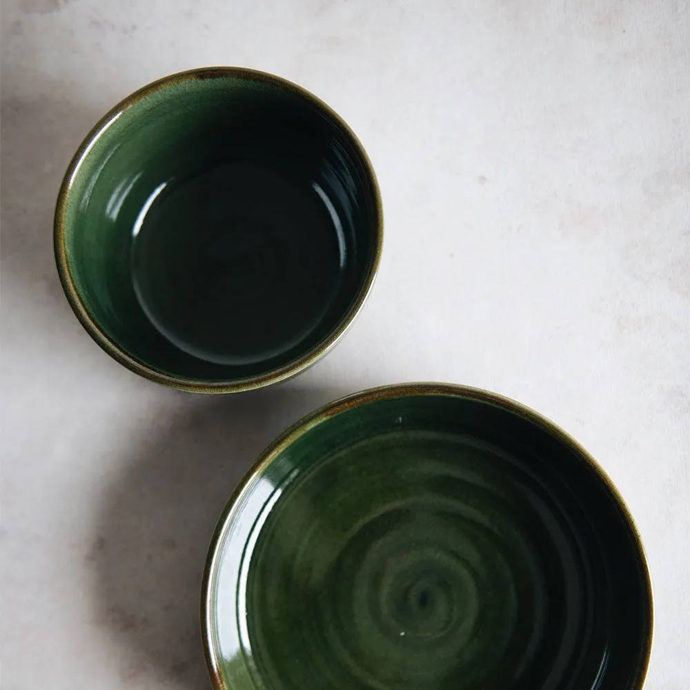 Ceramic Artisan Dinnerware - Fern