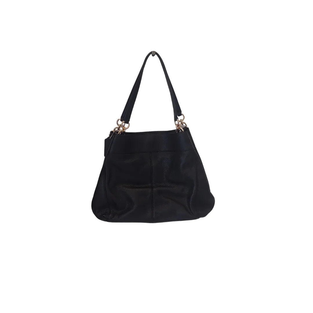 Coach Black Pebbled Leather Shoulder Bag | Brand new |