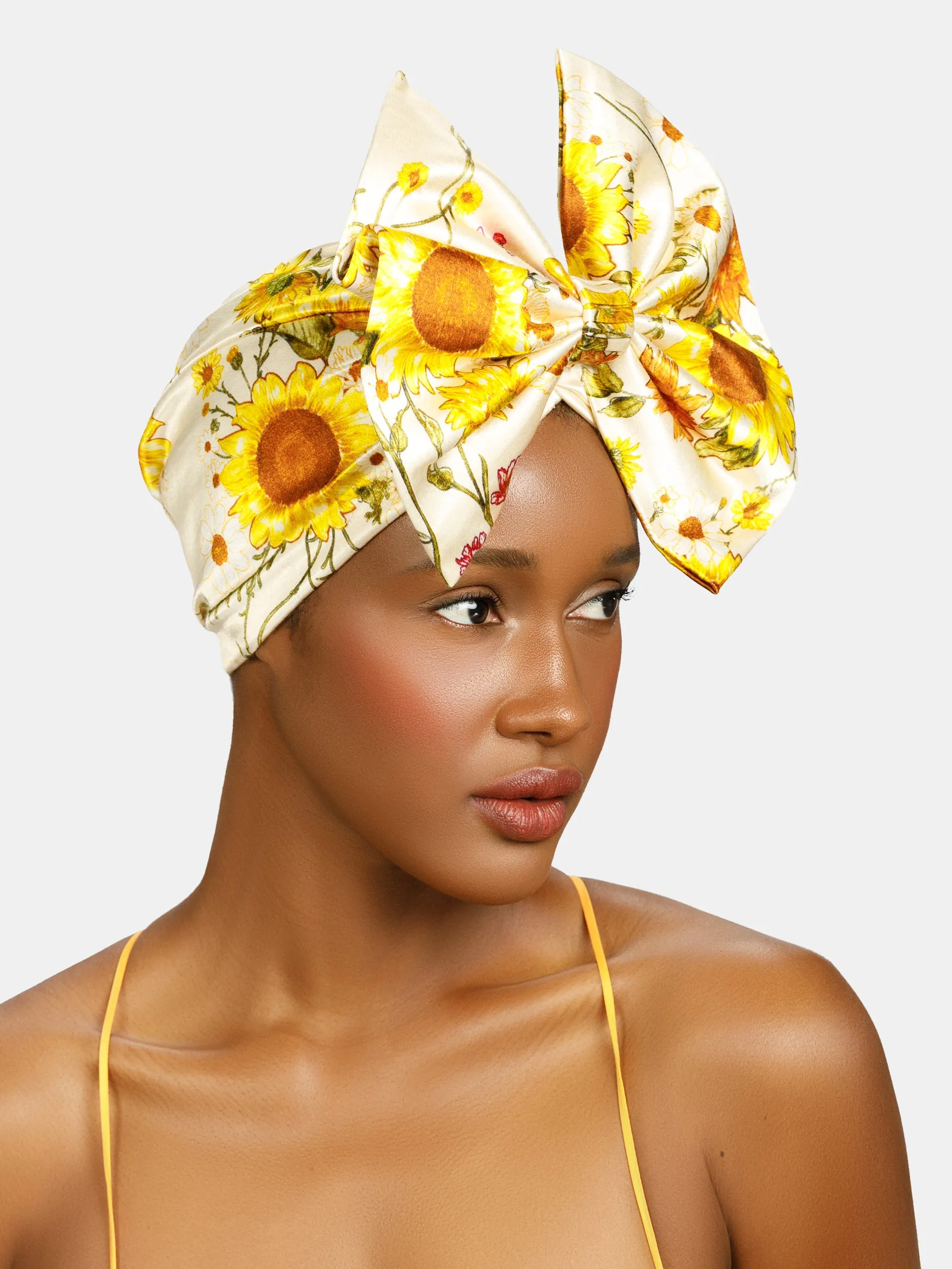 CONGA TURBAN IN IVORY