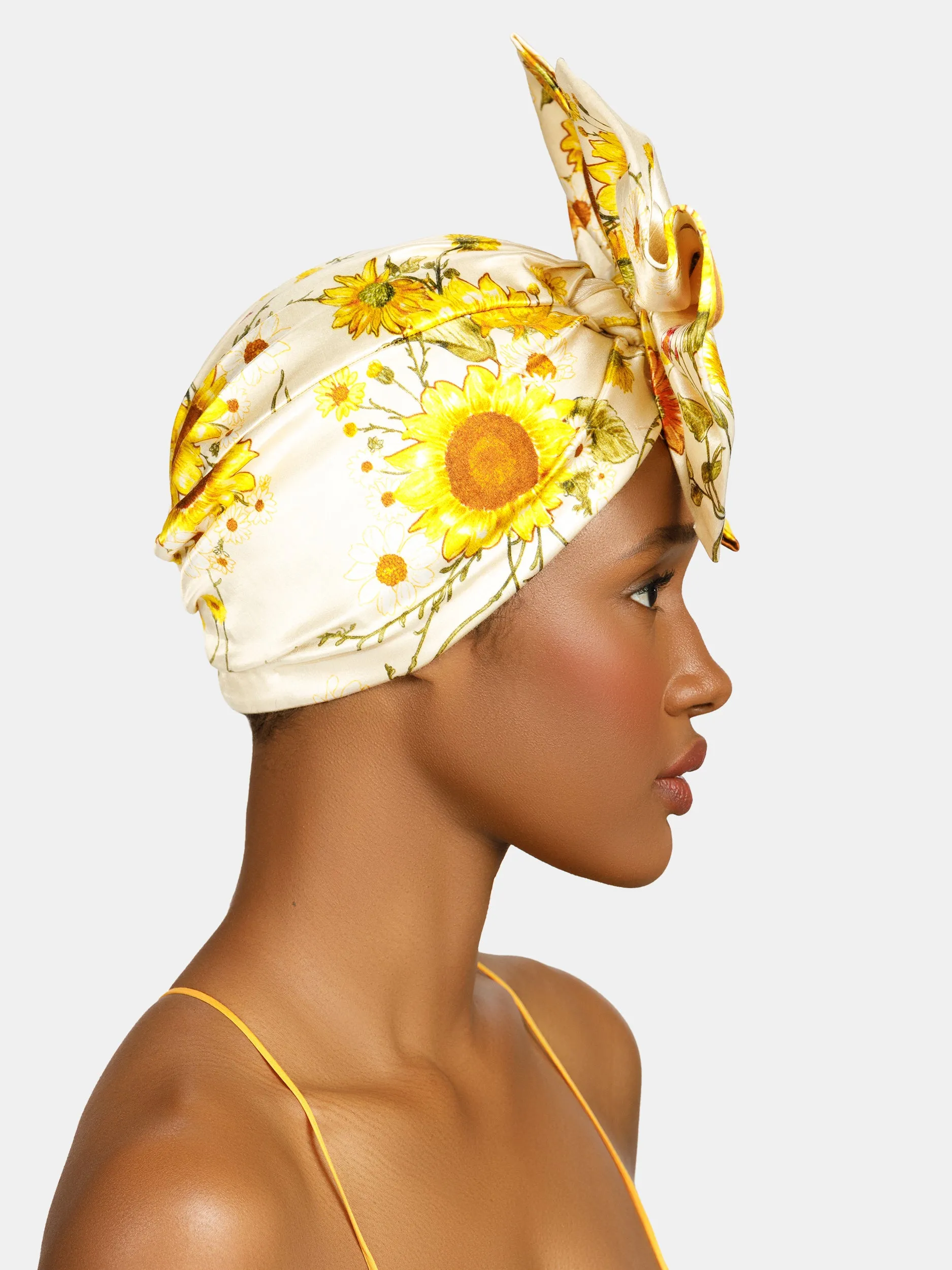 CONGA TURBAN IN IVORY