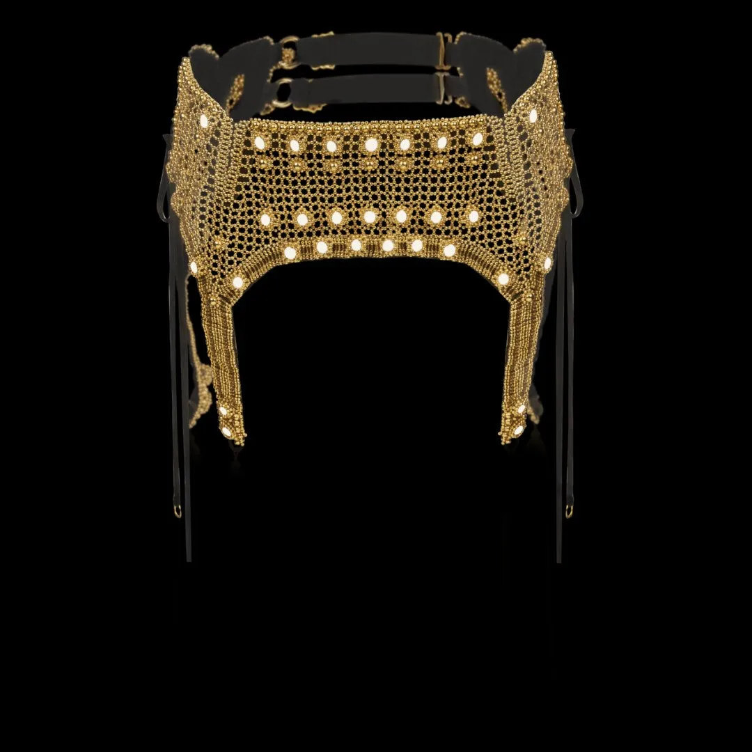 Elohim Modular Garter Belt in Gold