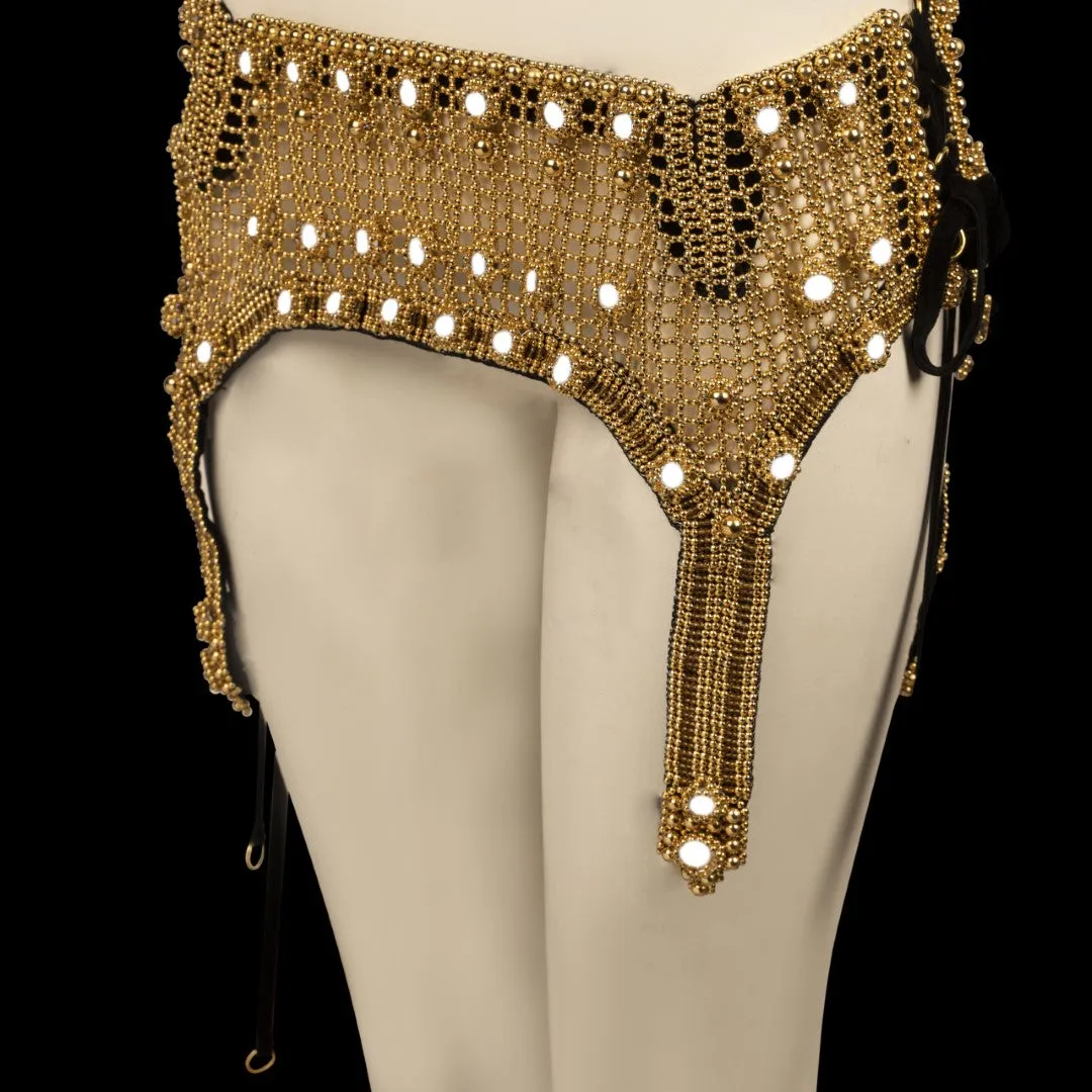 Elohim Modular Garter Belt in Gold