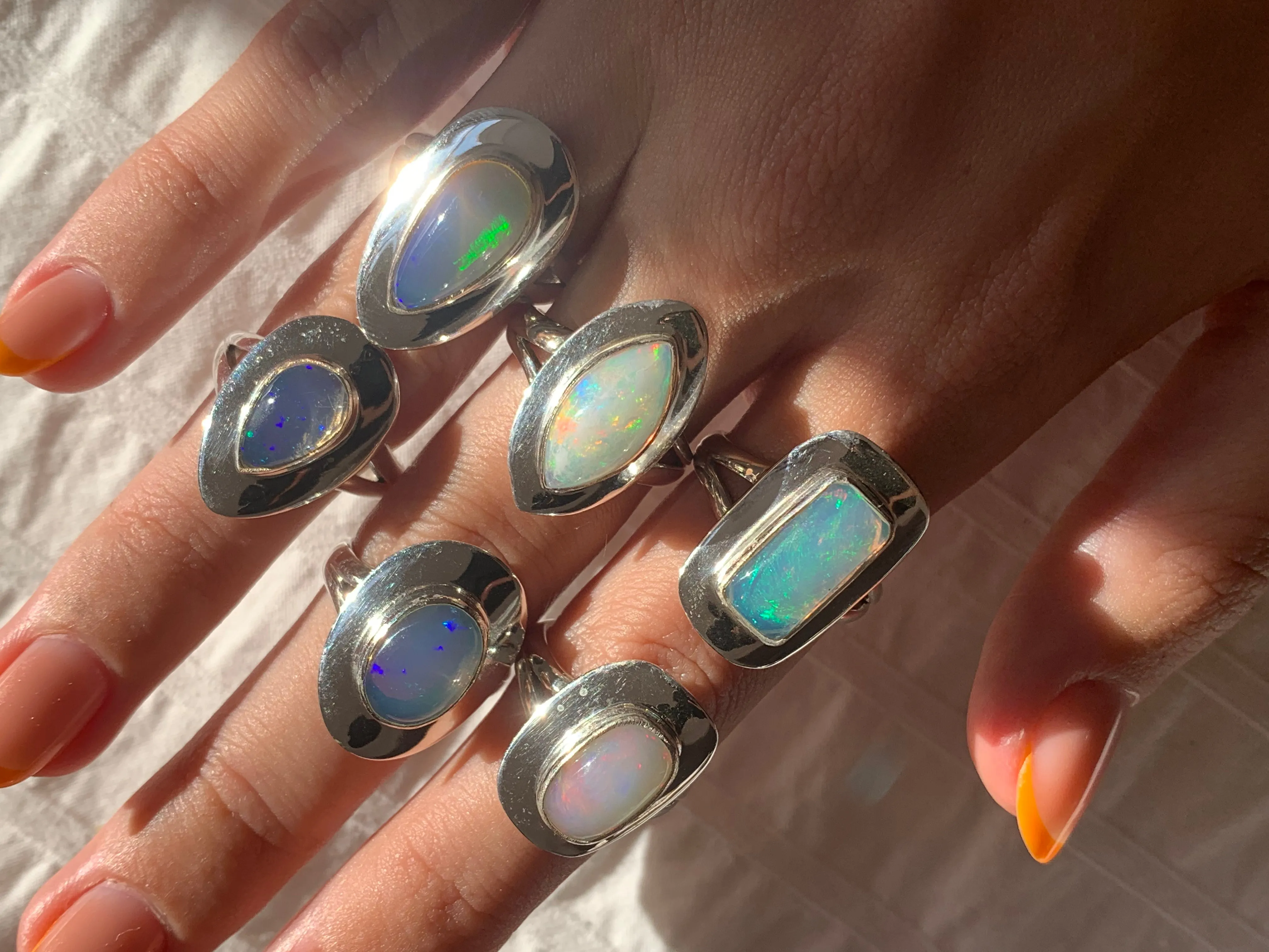 Ethiopian Welo Opal Dinah Ring - Mix