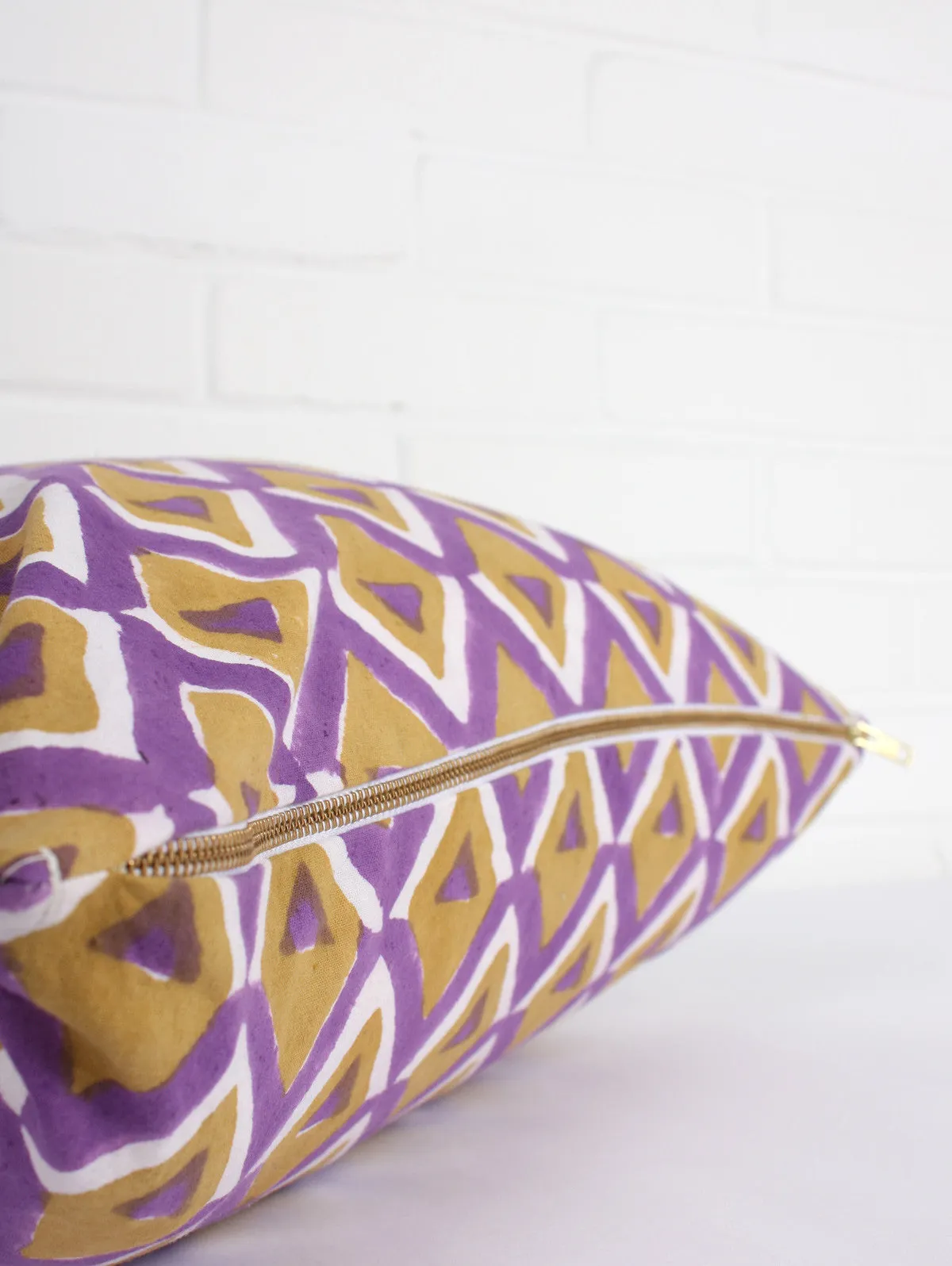 Geo Cushions, Purple