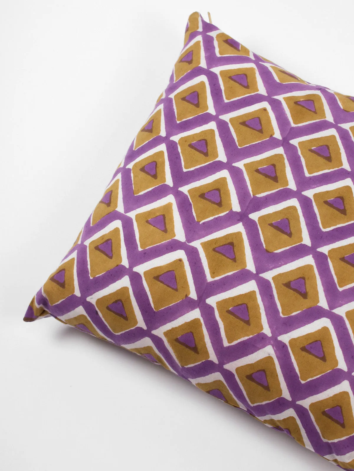 Geo Cushions, Purple