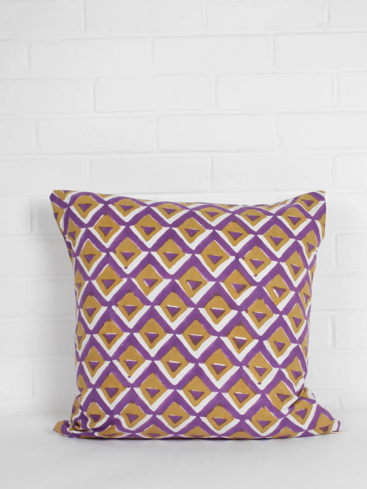 Geo Cushions, Purple