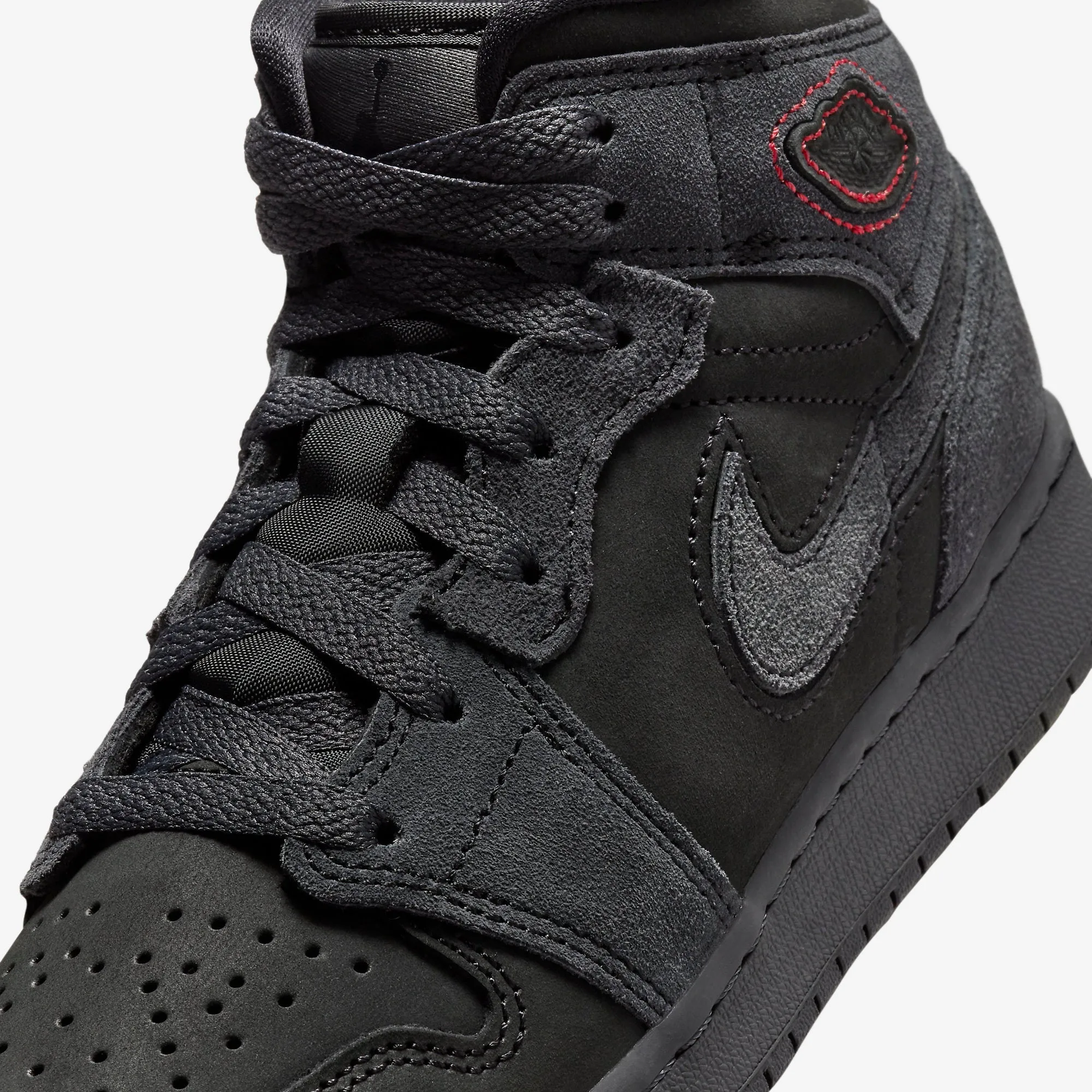 (GS) Air Jordan 1 Mid SE Craft 'Dark Smoke Red' (2023) FQ7742-001