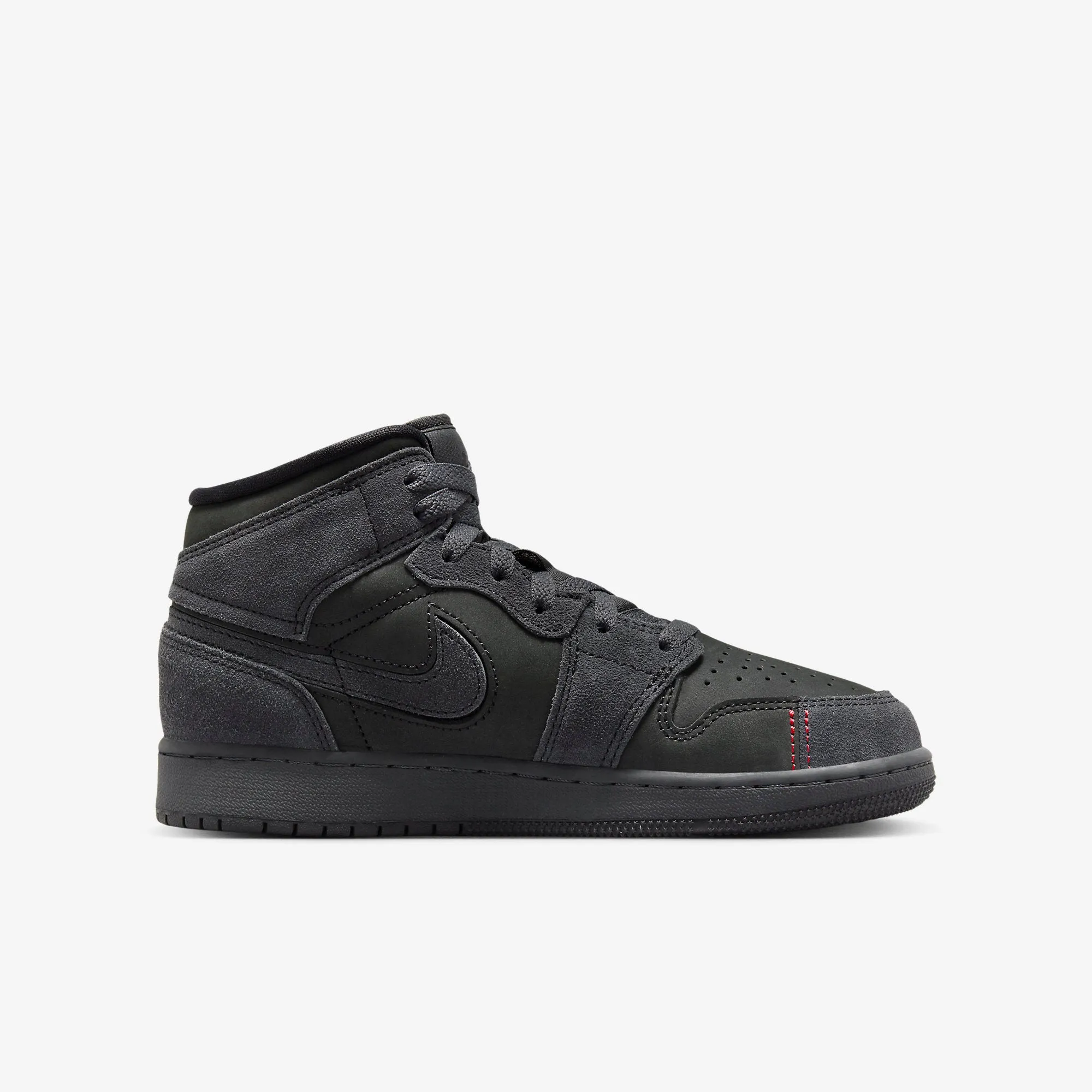 (GS) Air Jordan 1 Mid SE Craft 'Dark Smoke Red' (2023) FQ7742-001