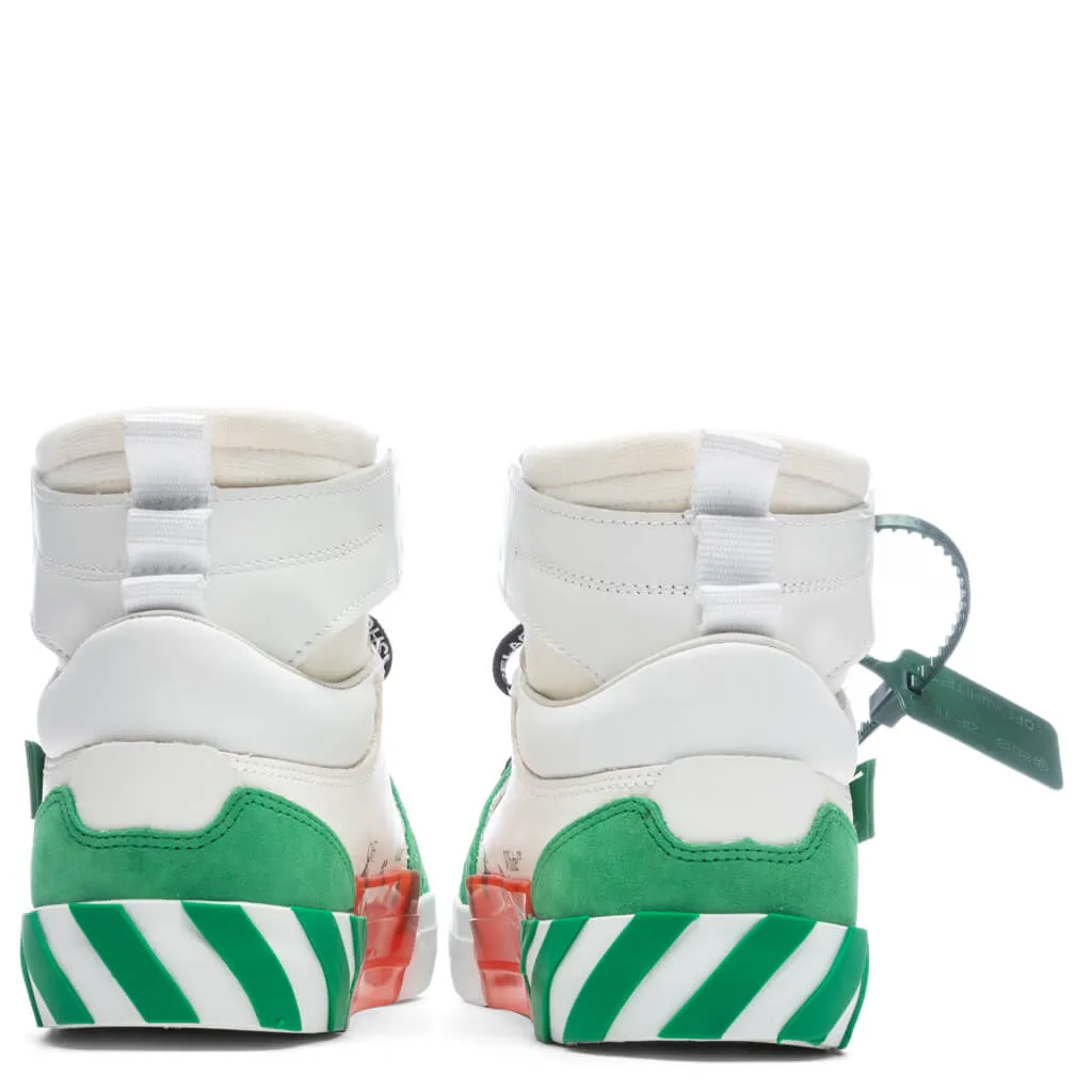 High Top Vulcanized Leather - White/Green