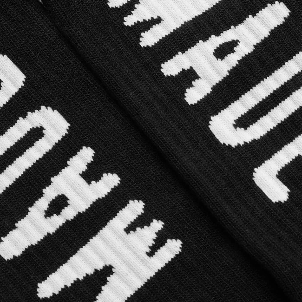 HM Logo Socks - Black