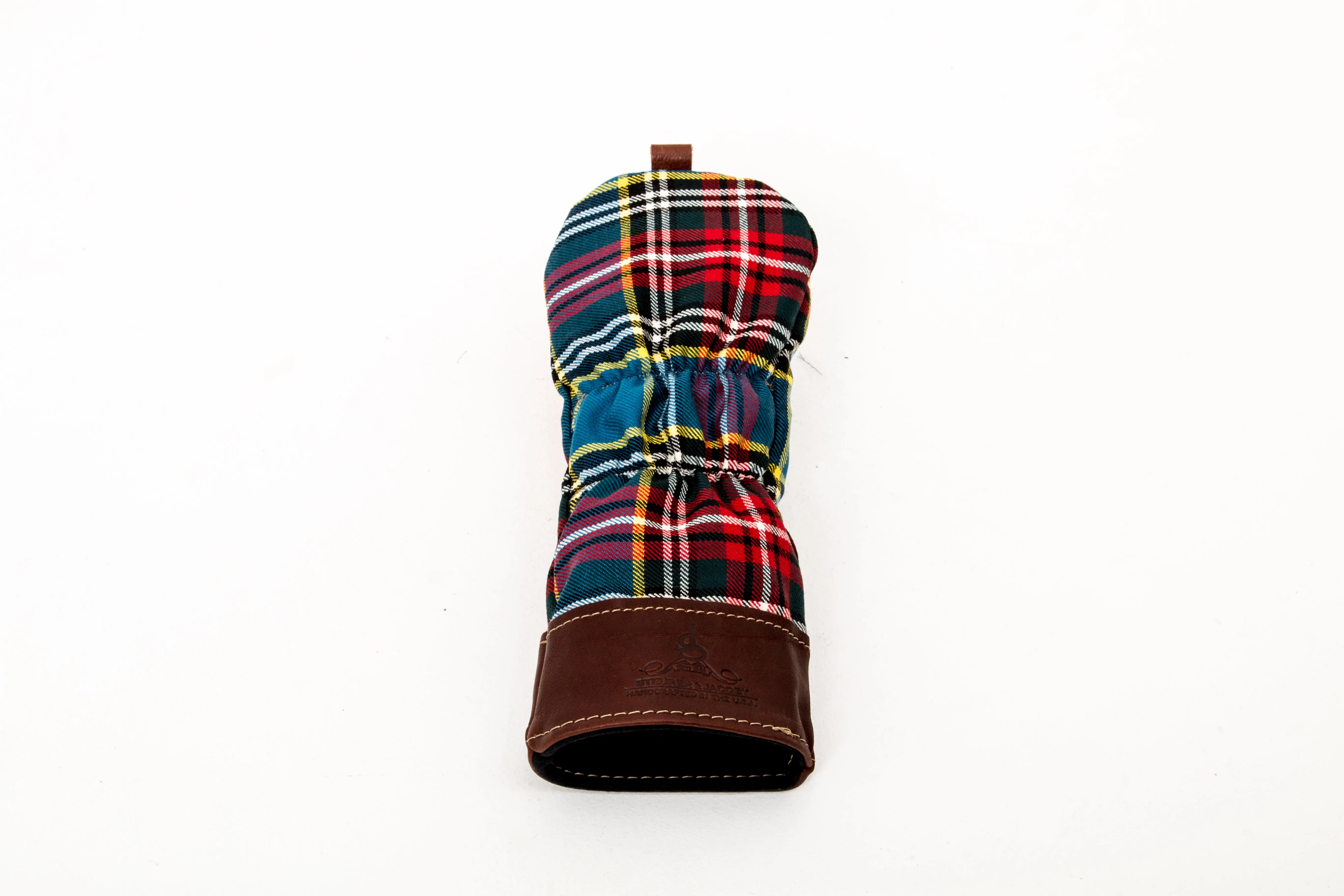 Leather & Wool Tartan Head Cover