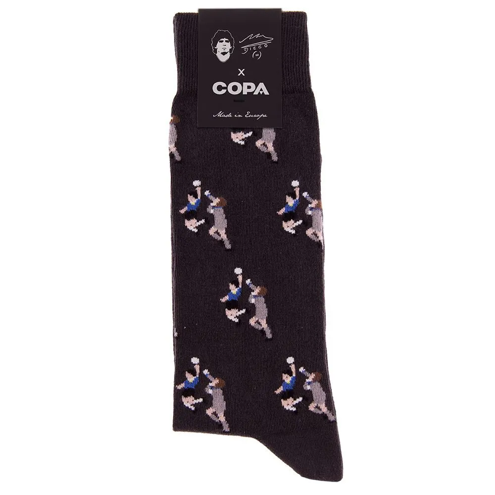 Maradona x COPA Hand of God 1986 Socks (Charcoal)