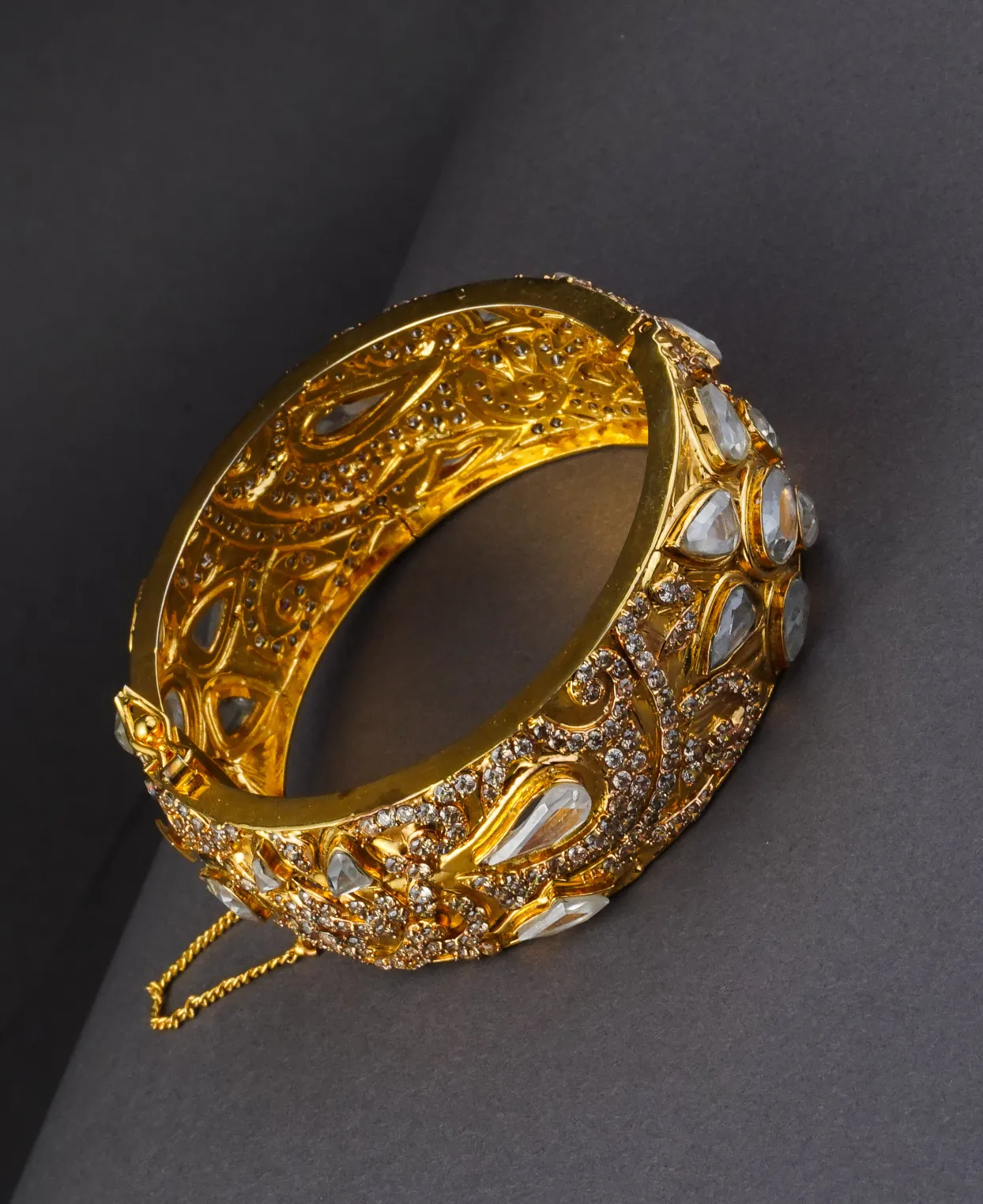 Polki Gold Victorian Kara