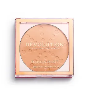 Revolution - Polvos Compactos Bake & Blot - Beige