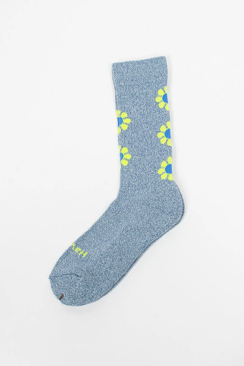 RS-195 Peace Socks Blue