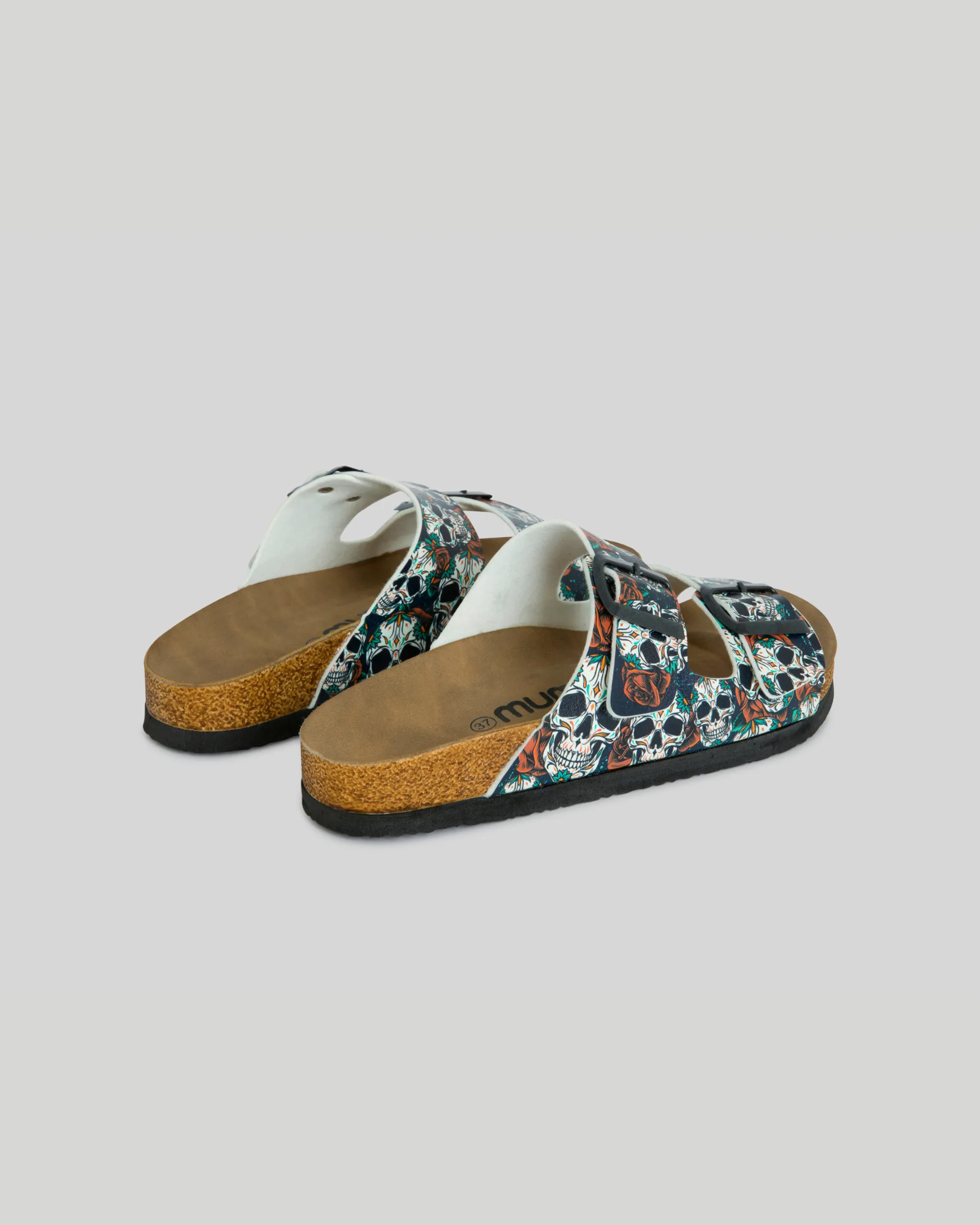 Sandalias Calaveras y Rosas