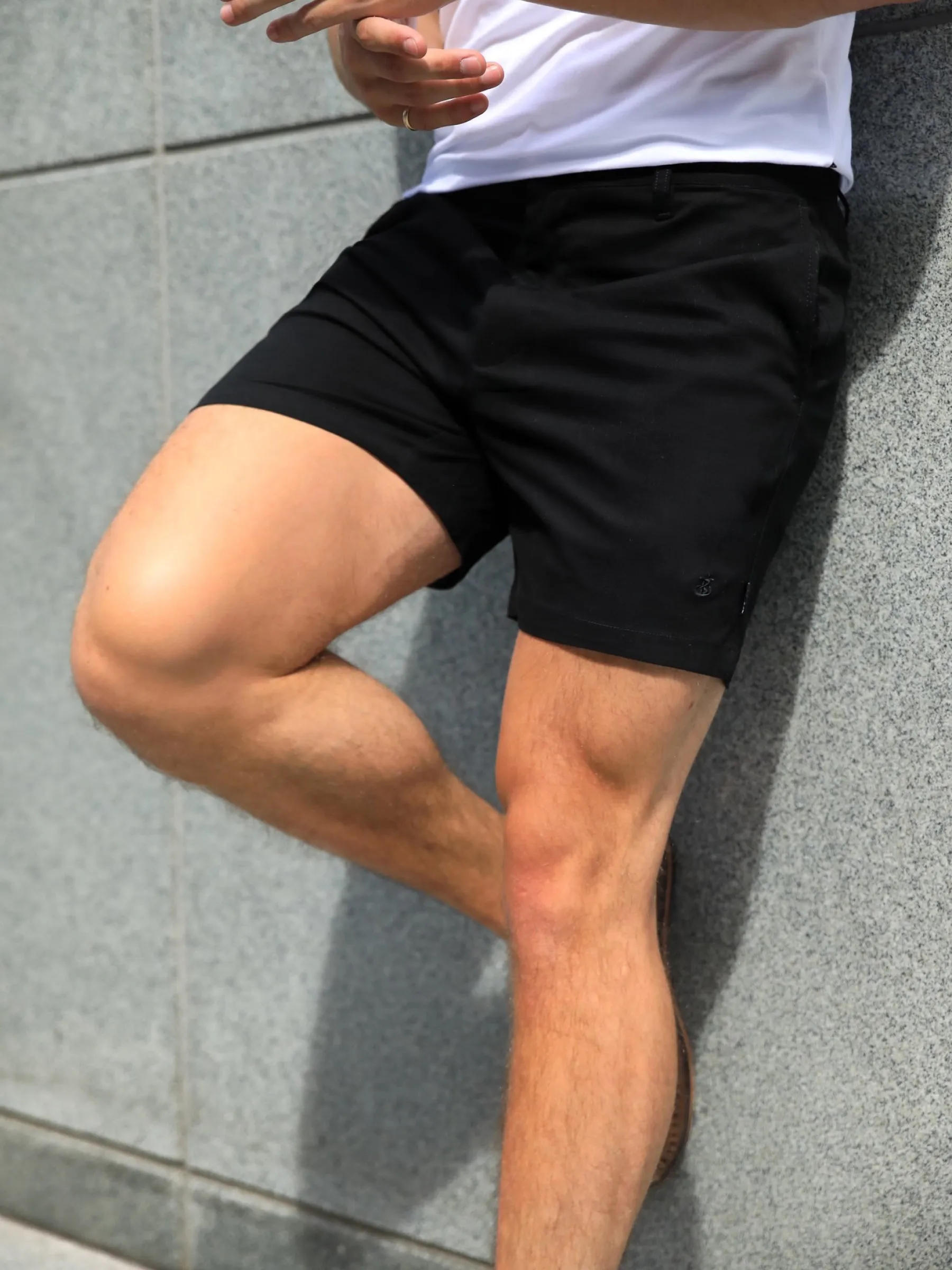 Sanremo Chino Shorts - Black