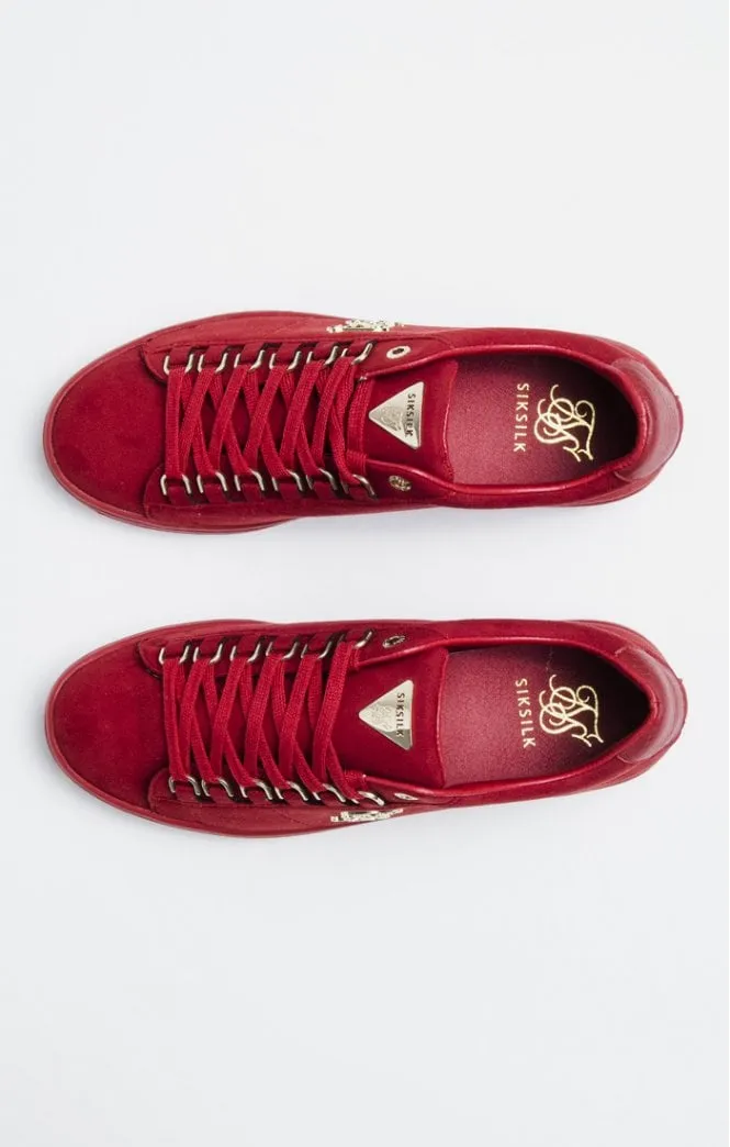 SikSilk Prestige Low Suede - Red