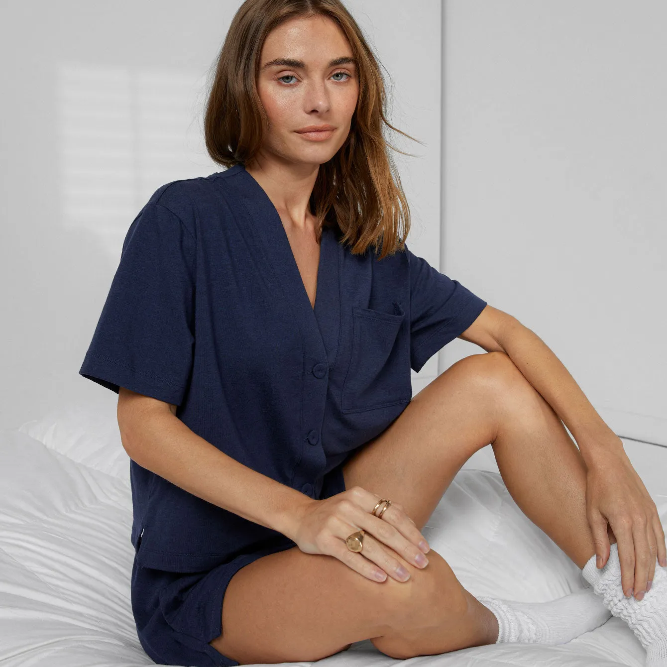 Slumberknit™ Short Sleeve Short Set