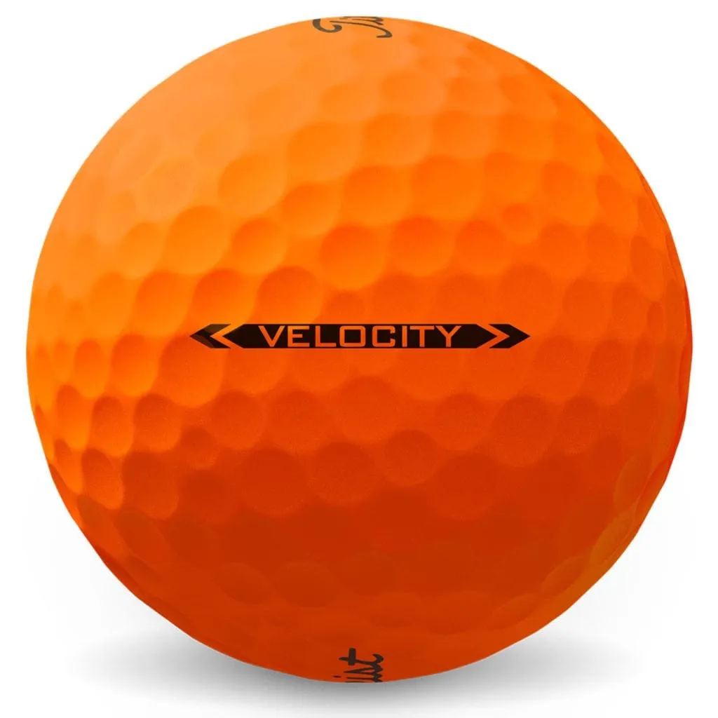 Titleist Velocity Golfballen Matte - Oranje 2022