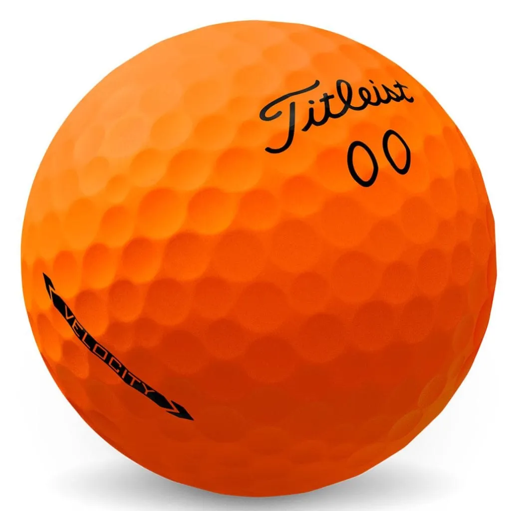 Titleist Velocity Golfballen Matte - Oranje 2022