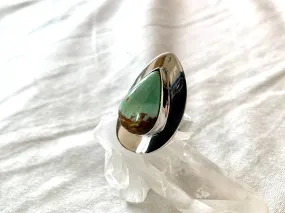 Variscite Medea Ring - Teardrop - US 8